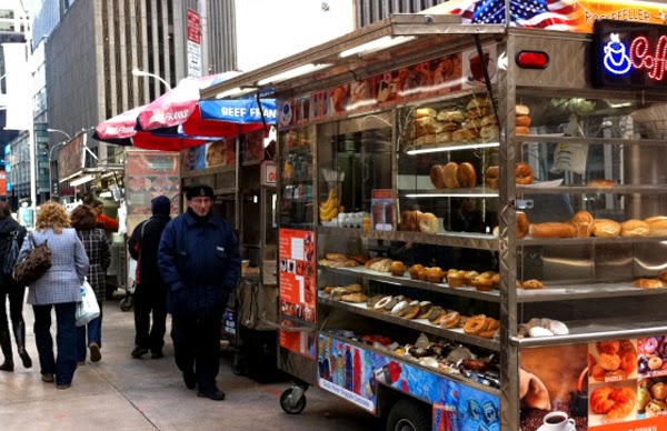 La gastronomía callejera en Nueva York