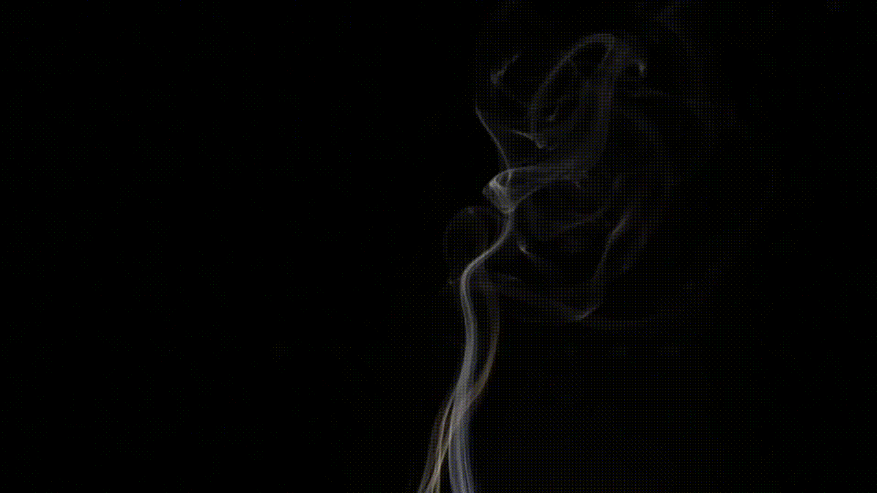 Пошло по комнате дымок. Анимированный дым. Дым от сигарет. Дым анимация. Дым на черном фоне.