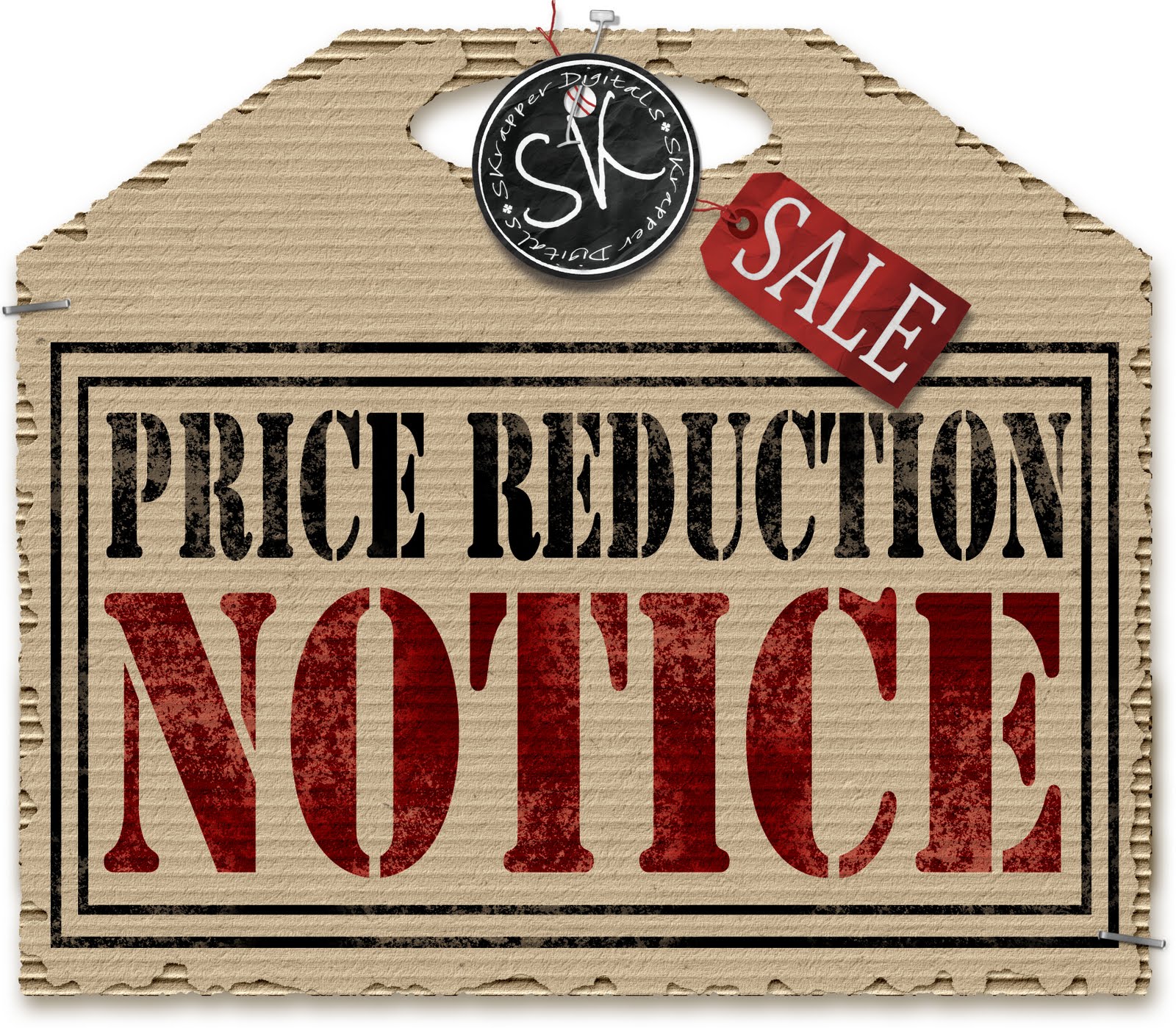 SKrap Happy with SKrapper Digitals Permanent Price Reduction Notice!