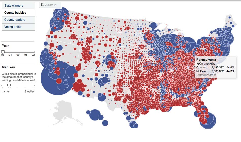 Js Mega Maps Range graded proportional circle map