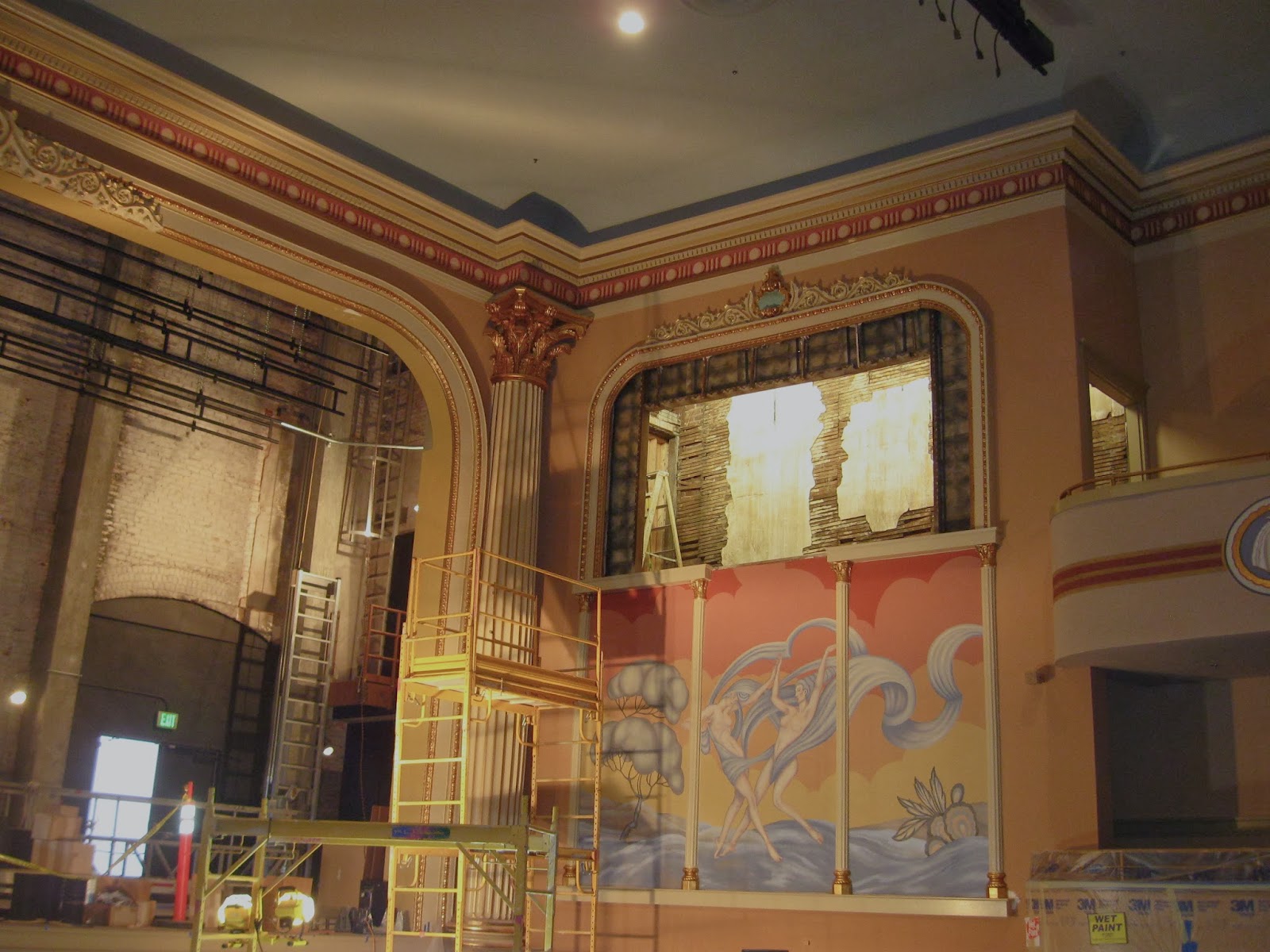 Beate Brühl Design California Theater Murals, Pittsburg, CA