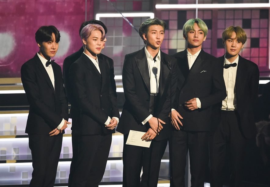 BTS arrives in style at the 2019 Grammy Awards
