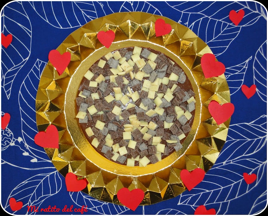 Tarta tres chocolates