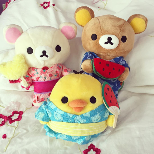Rilakkuma, Korilakkuma and Kiiroitori Summer Yukata SeimonCho, Your gateway to character and