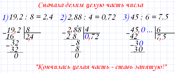 Деление целых чисел на десятичную дробь в столбик. Деление десятичных дробей на трехзначное число. Деление десятичных дробей на натуральное число в столбик правила. Примеры деление десятичных дробей на натуральное число примеры.
