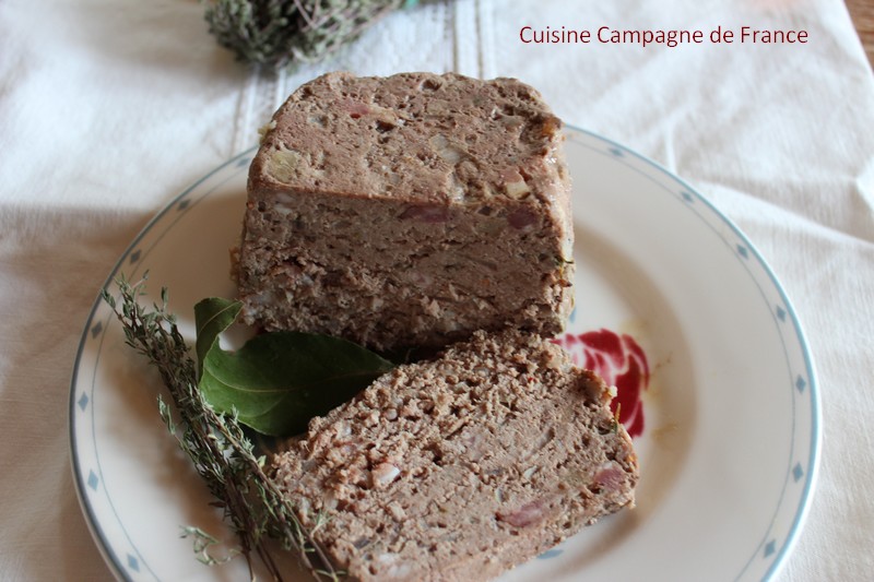 Cuisine et Campagne de France TERRINE DE CAMPAGNE