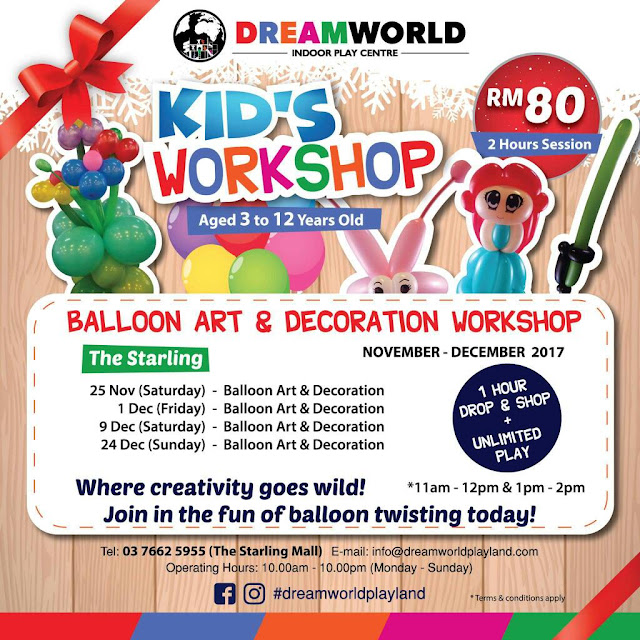 CUNGKIL BAKAT TERPENDAM ANAK-ANAK DI DREAMWORLD PLAYLAND, kids workshop, plushie key chain & party hat