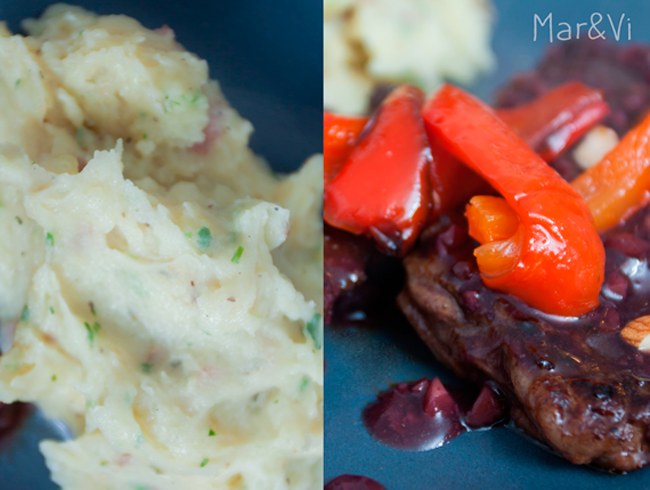 como preparar puré de patatas con finas hierbas