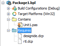delphi file not positioned dsgnintf.dcu