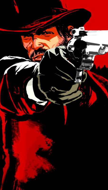 Download Wallpaper 750x1334 Red dead redemption game Pistol