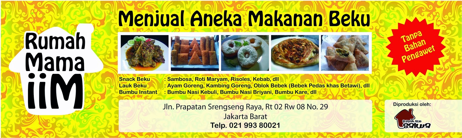 30+ Spanduk Jual Kue