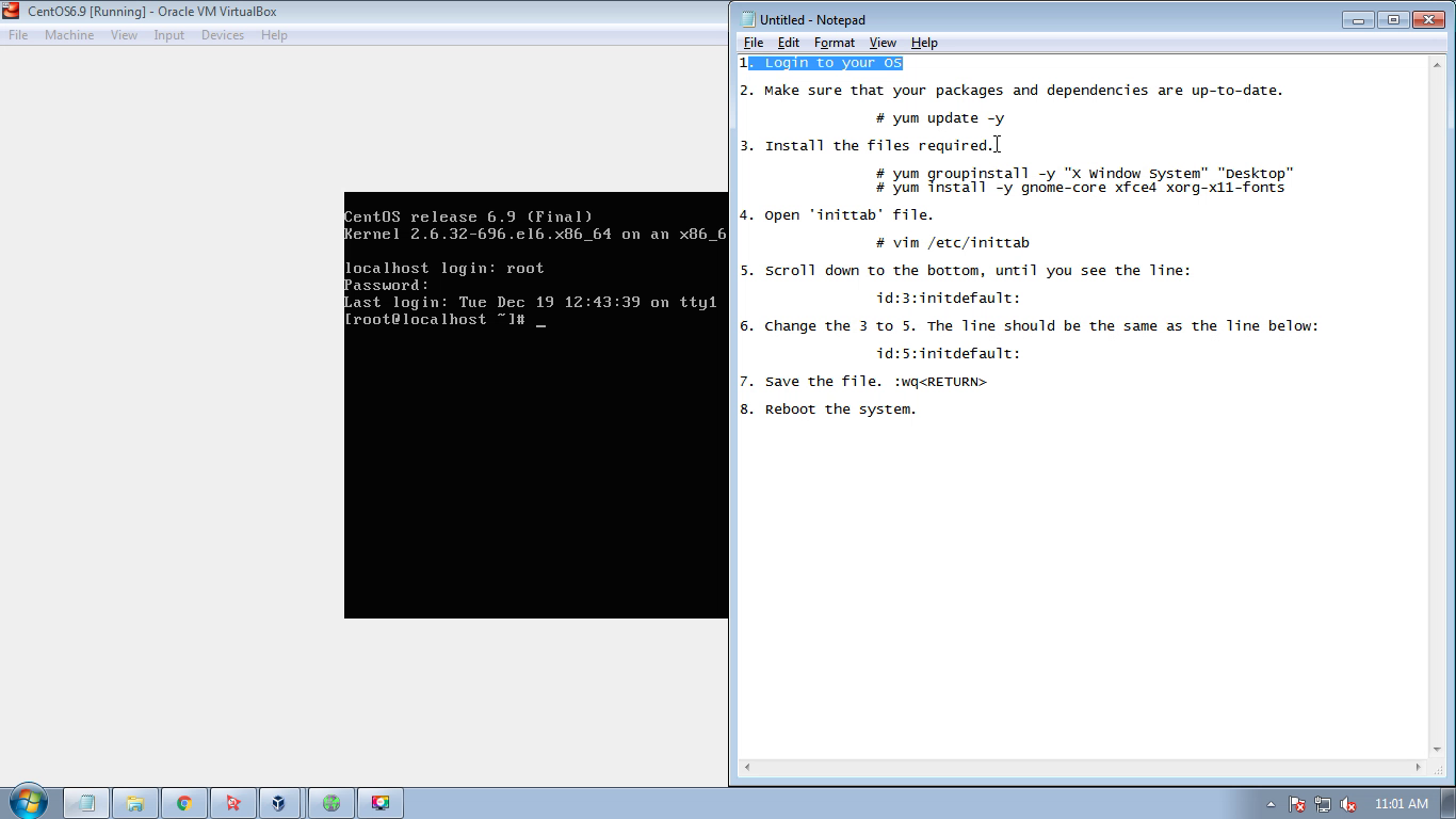 Install GUI Environment on CentOS 6 - AdminCool