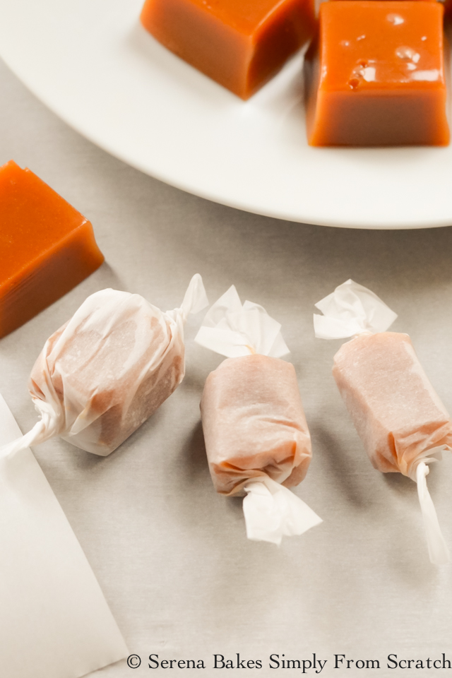 Soft and Chewy Apple Cider Caramels Serena Bakes Simply From Scratch
