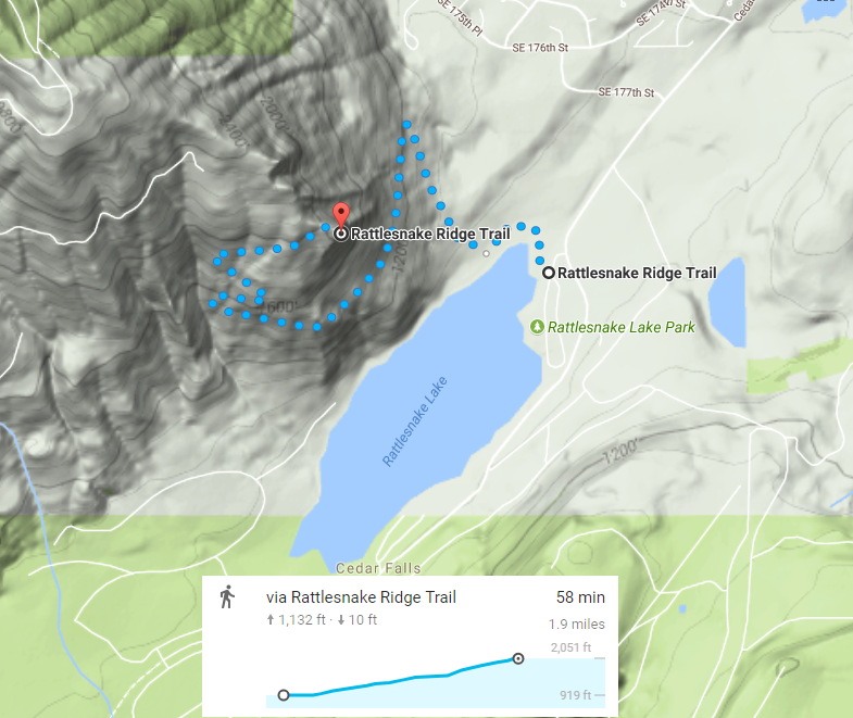 On a crowded edge Rattlesnake Ledge Islands to Mountains