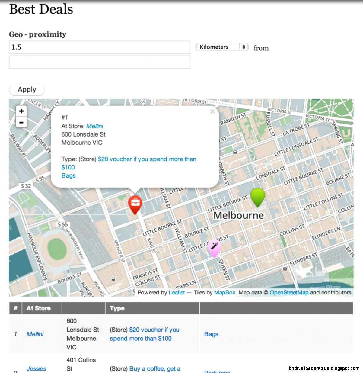 Geofield plugin to extend proximity filtering based on postal