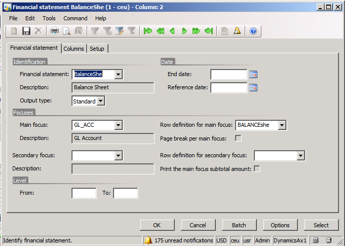 Dynamics Ax 2009 Product Builder How To Create The Balcesheet In The 