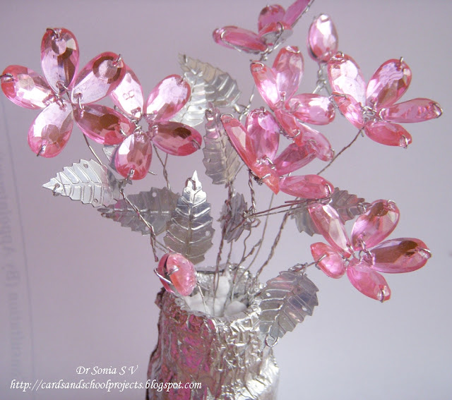 beautiful flower for gifts and decoration: how to make crystal