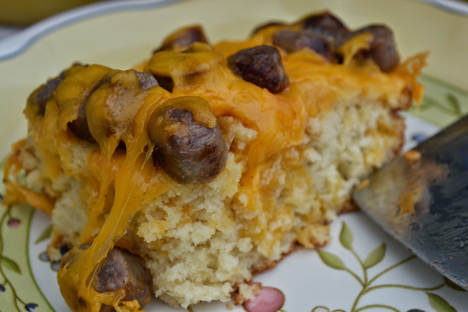Pancake Casserole with Johnsonville Vermont Maple Syrup Breakfast Sausage