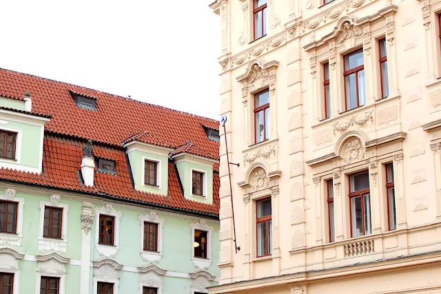 Beautiful buildings in Prague Old Town, Czech Republic - Europe travel blog