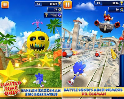 Download Game Sonic Dash APK Version 3.5.0.Go