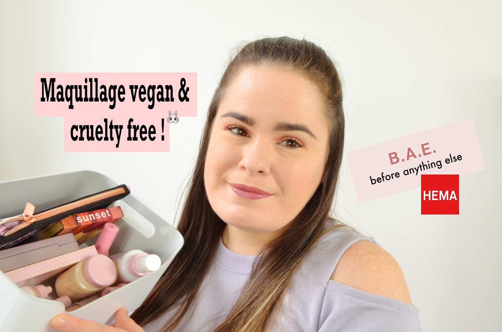 crash test maquillage cruelty free et vegan collection BAE by hema