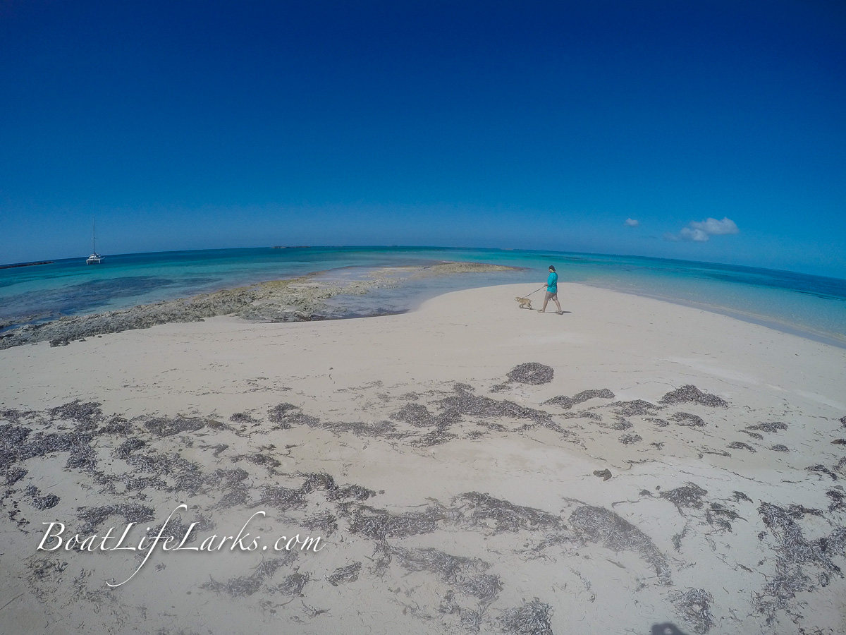 Sailing to Honeymoon Harbor, Bimini Islands Boat Life Larks SV Dulcinea