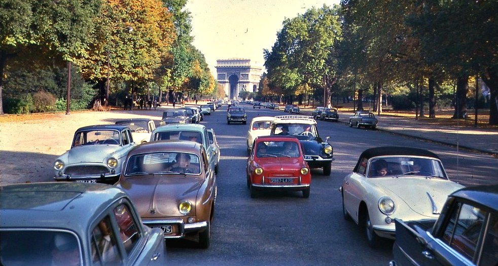 Paris street scene, 1962 ~ vintage everyday