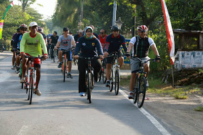 DANDIM SRAGEN FUN BIKE DALAM RANGKA HUT KAB. SRAGEN KE-271