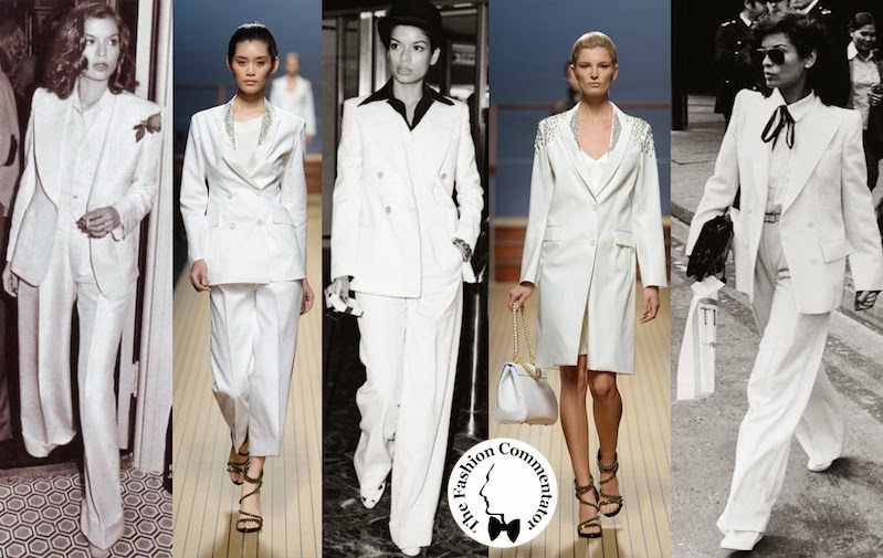 Ermanno Scervino SS 2014 - White suit like Bianca Jagger
