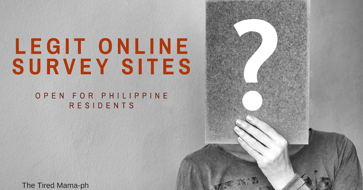 Legit Online Survey Sites Open for Philippine Residents