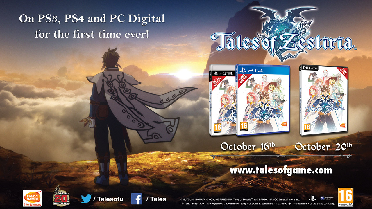 Tales of Zestiria será lançado para PS3, PS4 e PC em outubro, confira o novo trailer GameBlast