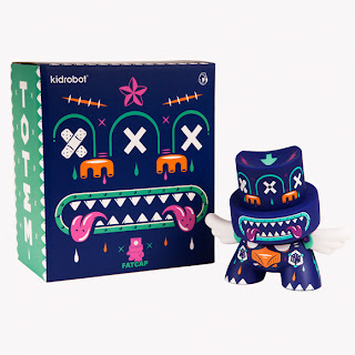 Figurine Deph Kidrobot Fatcap 6 Pouces Green Holy Roller 2009 - Vinyle Designer Toy