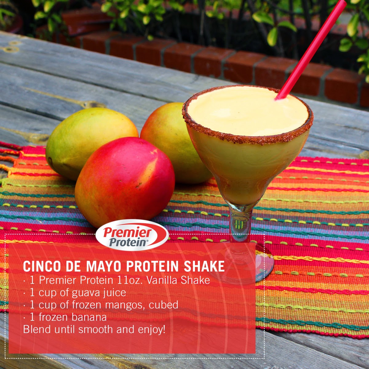Recipe Remake Cinco de Mayo Protein Shake (featuring Premier Protein