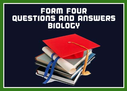 Answers biology form 4 Form 4