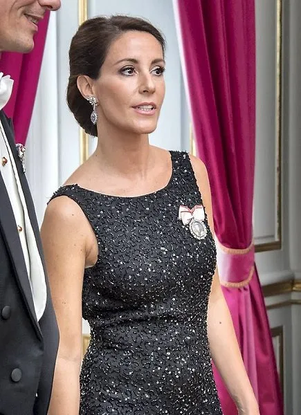 Prince Joachim and Princess Marie attended a dinner held in honor of Copenhagen Goodwill Ambassasor Corps at Amalienborg Christian VIII's Palace
