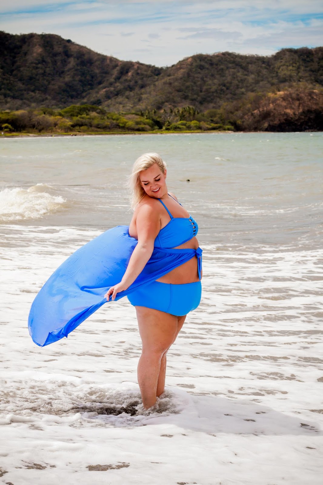 Simply Be Simply Yours Swimwear on UK Plus Size Fashion Blogger WhatLauraLoves