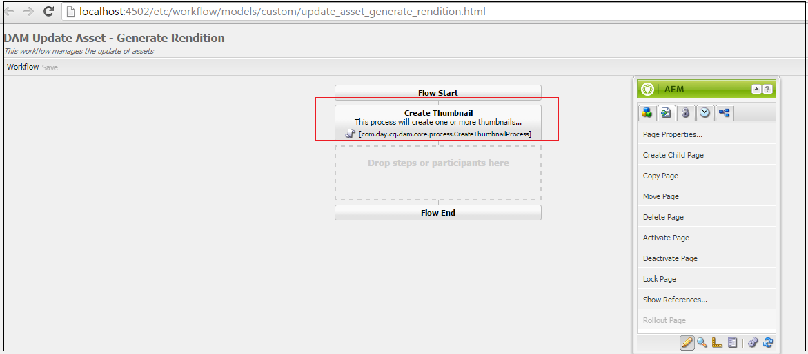 Generating the missing renditions for the Asset Adobe CQ5/AEM