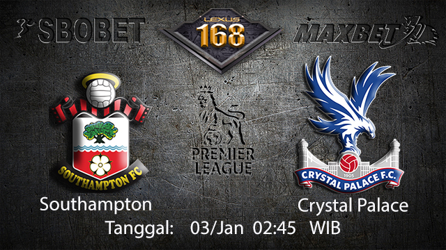 PREDIKSIBOLA - PREDIKSI TARUHAN BOLA SOUTHAMPTON VS CRYSTAL PALACE 03 JANUARI 2018 ( ENGLISH PREMIER LEAGUE )