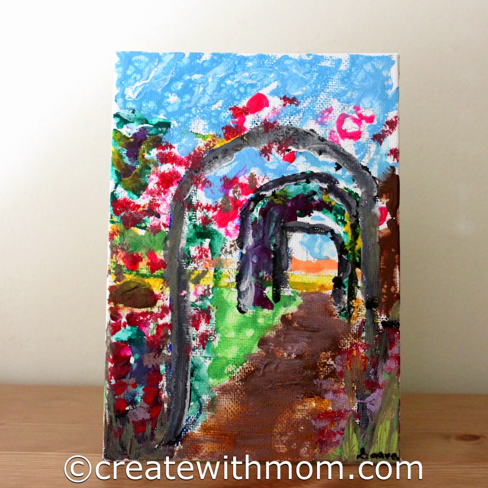 Create With Mom: Paintings We Did Inspired by the Acrylic Painting