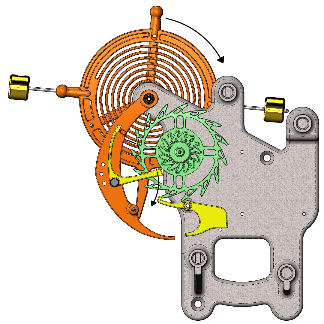 Wooden Clocks Using a Balance wheel and Spring to regulate a wooden