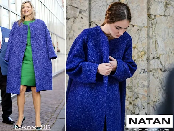 Queen Maxima wore Natan Coat from Fall Winter 2018 Collection