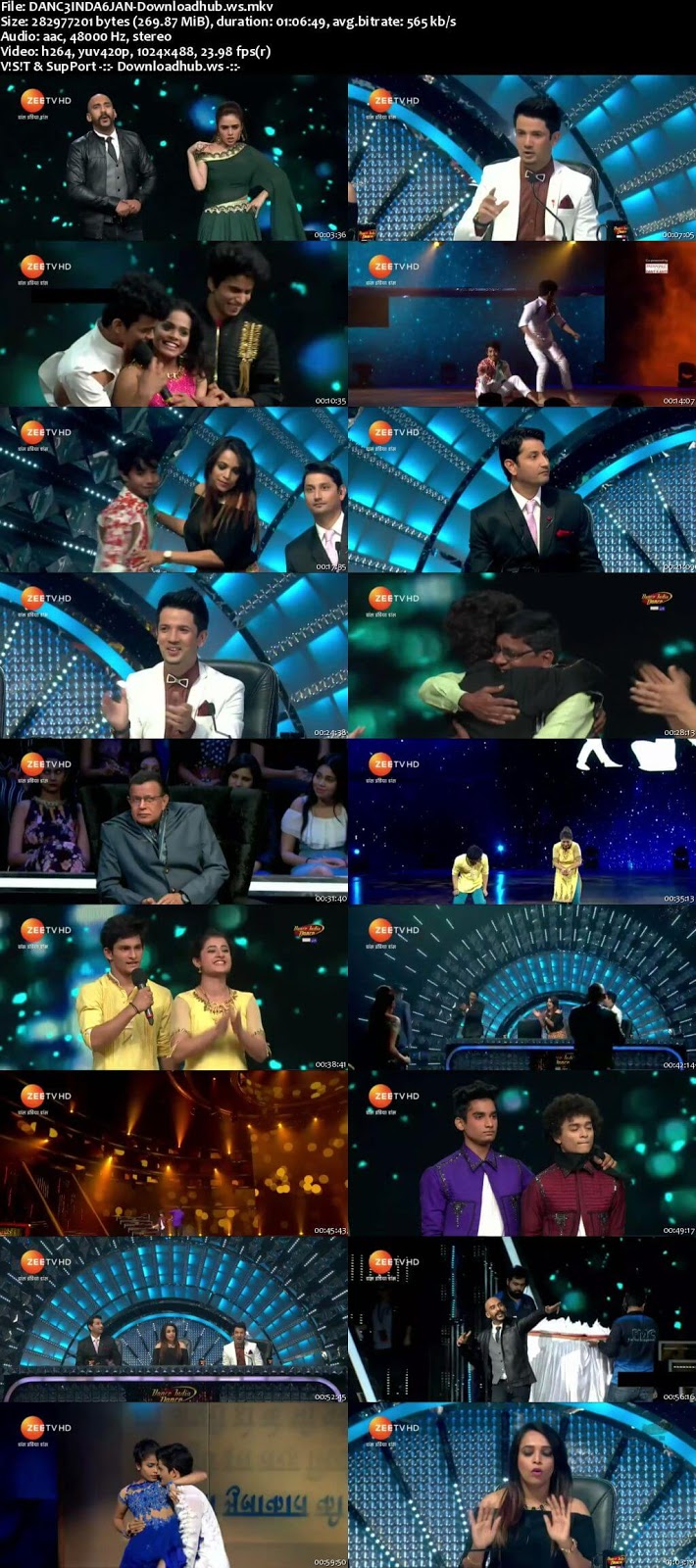 Dance India Dance 6 06 January 2018 Episode 18 HDTV 480p