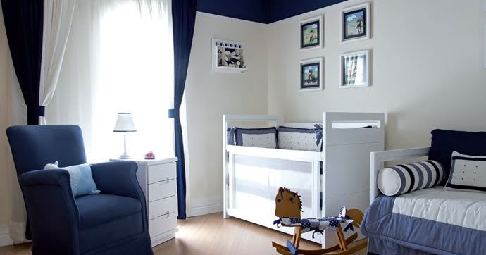 Cuartos de bebé en azul - Ideas para decorar dormitorios