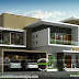 Unique box model contemporary 5 BHK house architecture