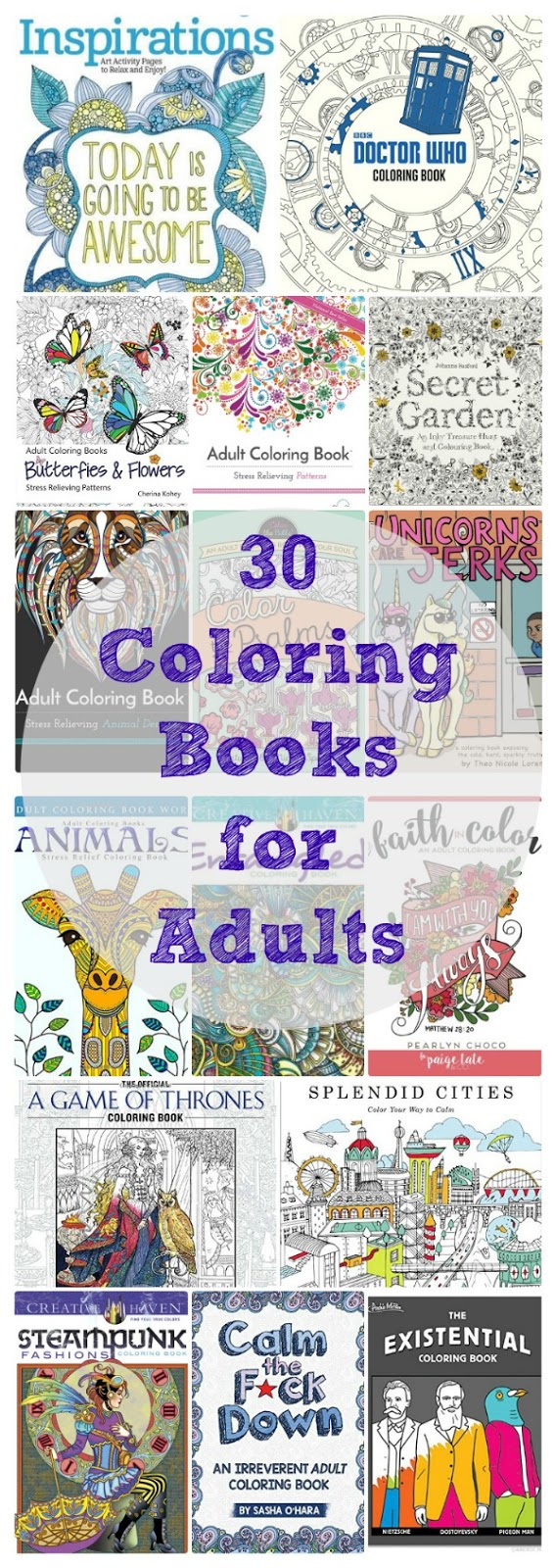 Adult Coloring Books - Relax and Get Creative