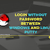 How to configure Password-less authentication from Windows to Linux using Putty