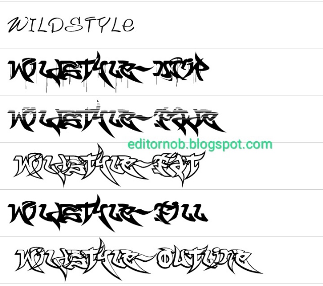 Download Font Grafitti Terbaru Keren Untuk Picsay Pro