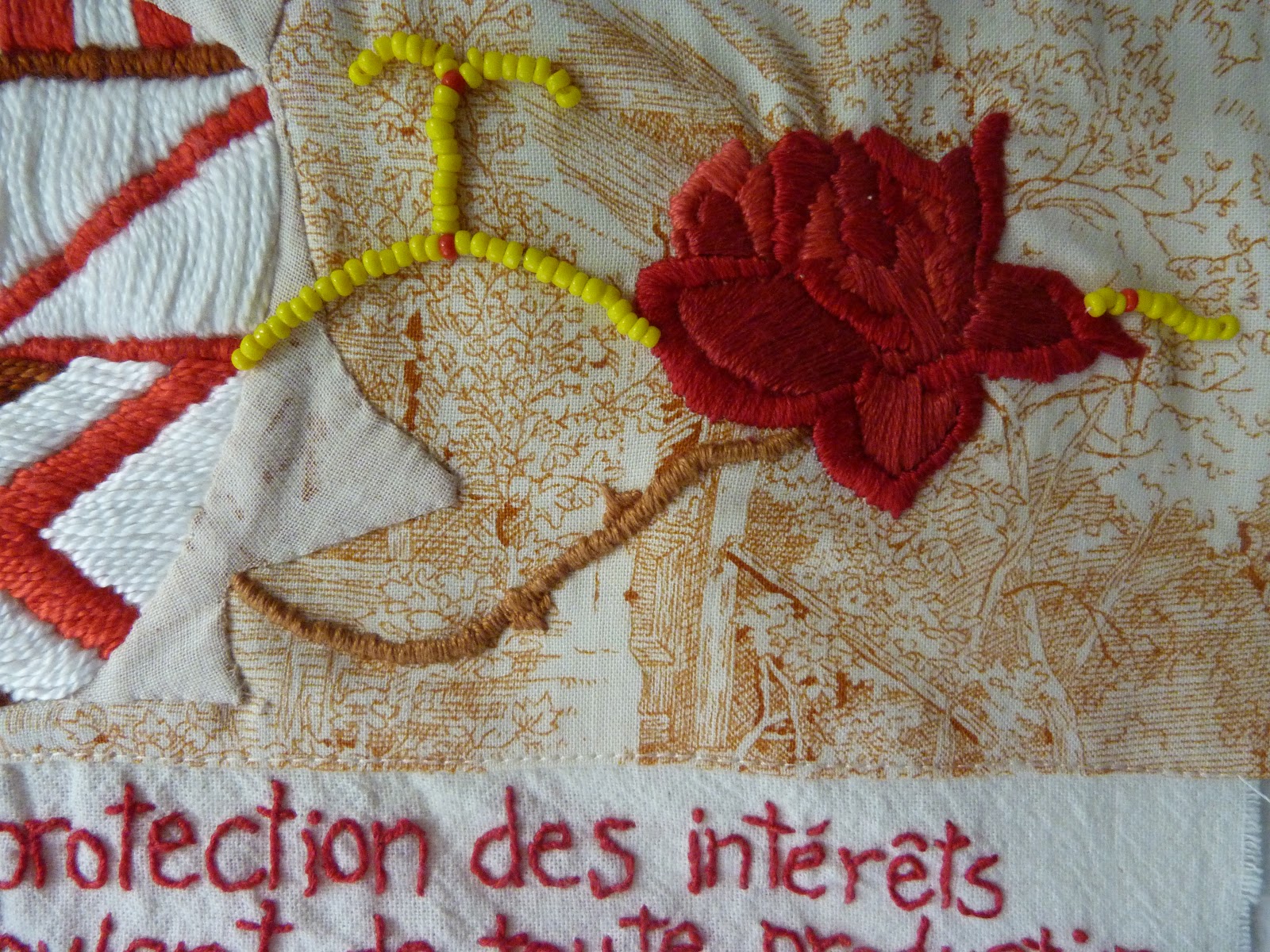 Jennie Johnston Universal Declaration for Human Rights Quilt Update