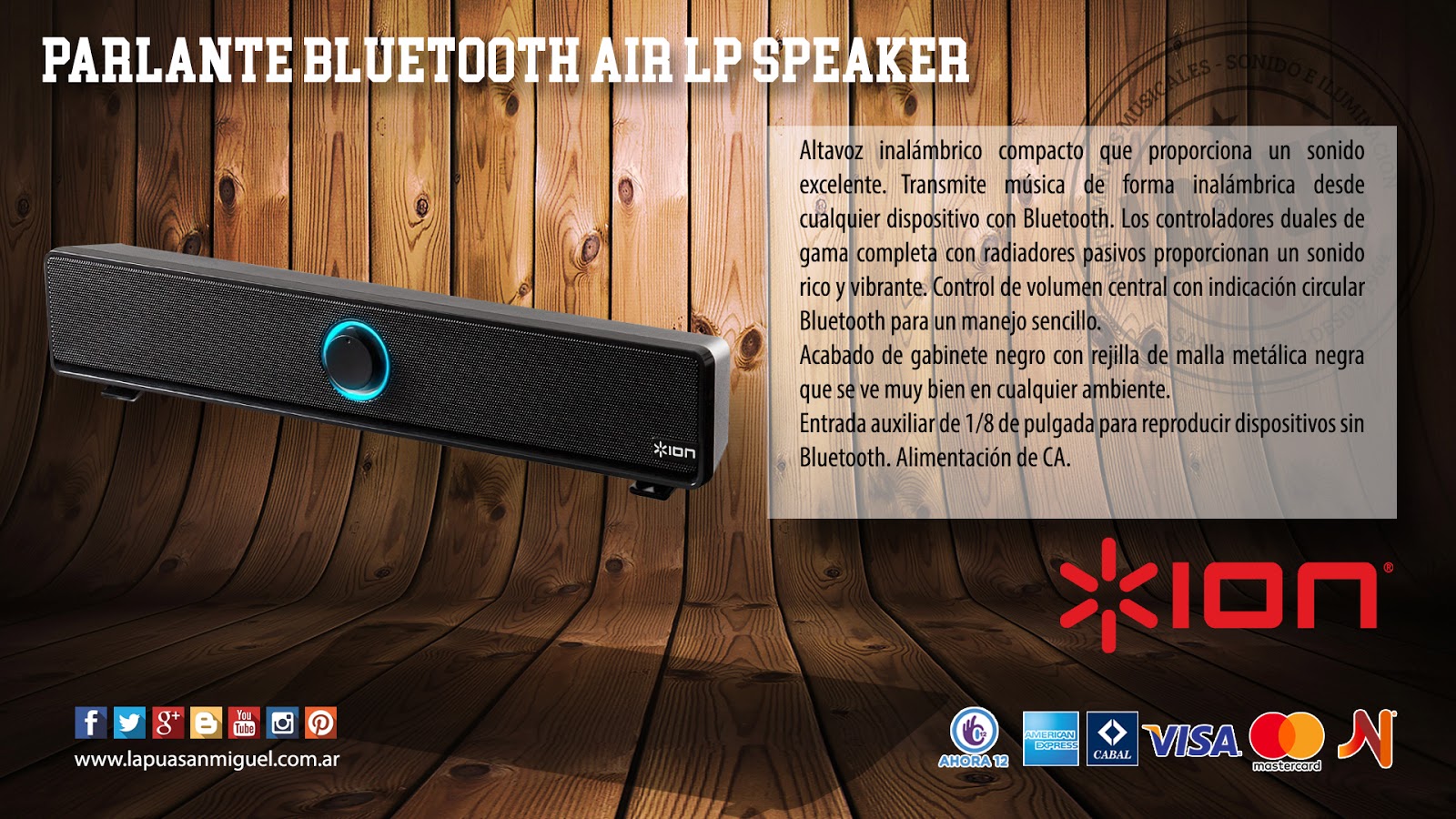 ion air lp speaker
