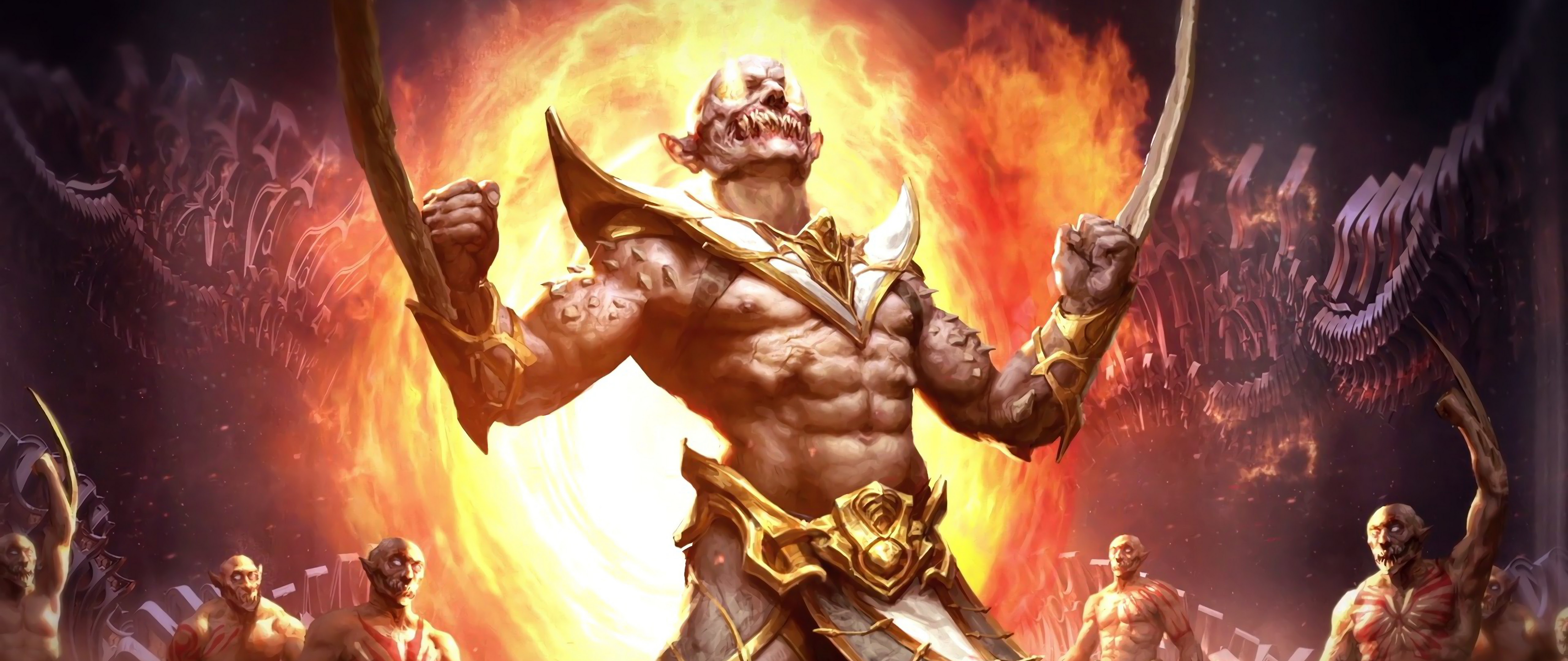Download Fierce Mortal Kombat Warrior - Baraka Unleashes His Blades  Wallpaper